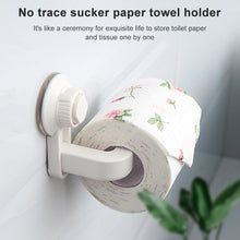 Load image into Gallery viewer, Toilet Paper Holder Suction Cup Wall Mount Removable Rack