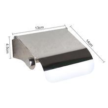 Load image into Gallery viewer, Wall Mounted Tissue Holder Stainless Steel Bathroom Roll Tissue Box Toilet Paper Holder, Roll Tissue Box Holder