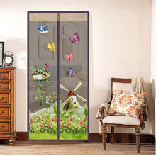 Load image into Gallery viewer, Magic Curtain Magnetic Snap Fly Bug Insect Mosquito Screen Net For Bedroom kitchen, 90x210cm, 100x210cm