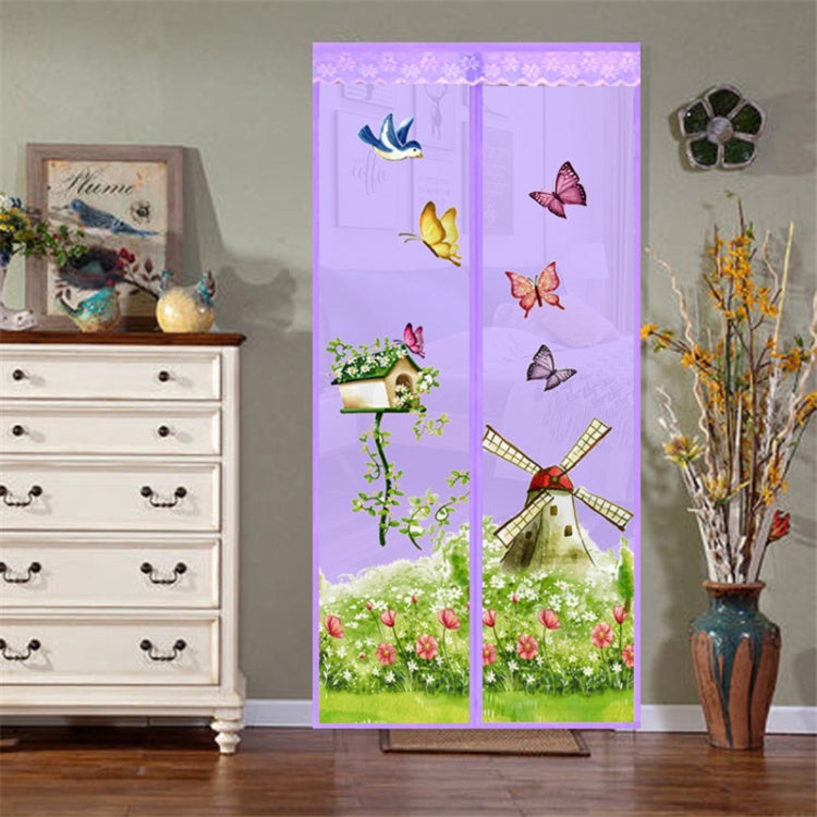 Magic Curtain Magnetic Snap Fly Bug Insect Mosquito Screen Net For Bedroom kitchen, 90x210cm, 100x210cm
