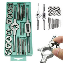Load image into Gallery viewer, Hand Die Model Tap Tap Die Set Manual Tapping Drill Thread Hole, 20 In 1, 40 In 1