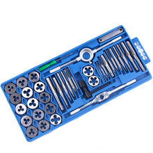 Load image into Gallery viewer, Hand Die Model Tap Tap Die Set Manual Tapping Drill Thread Hole, 20 In 1, 40 In 1