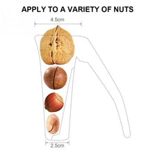 Load image into Gallery viewer, Zinc Alloy Funnel Shape Nut Nutcracker Sheller Walnut Opener Cutter Clamp Plier Kitchen Tools gadgets, Funnel Shape Red, Funnel Shape Black