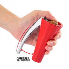 Load image into Gallery viewer, Zinc Alloy Funnel Shape Nut Nutcracker Sheller Walnut Opener Cutter Clamp Plier Kitchen Tools gadgets, Funnel Shape Red, Funnel Shape Black