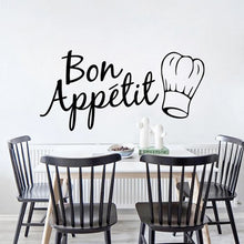 Load image into Gallery viewer, Kitchen Decoration Kitchen Stickers Bon Appetit Wall Stickers DIY Vinyl Art Wallpapers