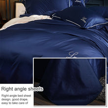 Load image into Gallery viewer, Silk Four-Piece Sheets Bed Sheet Double Nude Sleeping Quilt Cover Ice Silk Bedding, 1.5M Bed, 1.8M Bed, 2.0M Bed