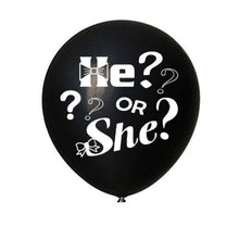 Load image into Gallery viewer, 36 Inch Black Reveal Confetti Balloon Show Decoration