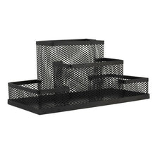 Load image into Gallery viewer, Desk Holder Organizer Metal Mesh Style Pencil Pen Holder Storage Box Home Storage Organization, Size: 15.5x10.2x10cm, Desk Holder