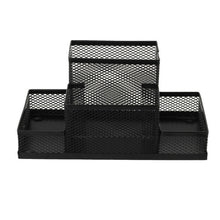 Load image into Gallery viewer, Desk Holder Organizer Metal Mesh Style Pencil Pen Holder Storage Box Home Storage Organization, Size: 15.5x10.2x10cm, Desk Holder