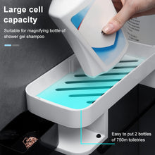 Load image into Gallery viewer, 2 PCS Bathroom Accessories Shower Shelf Seamless Rotating Tripod Seamlessly Fixtures Storage Rack Kitchen Tripod