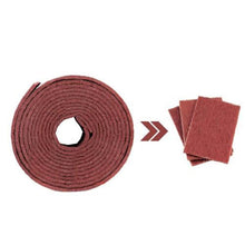 Load image into Gallery viewer, Nylon Emery Scouring Pad Stainless Steel Rust Polishing Kitchen Dish Cleaning Rag, 7 cm x 5.7 m, 9 cm x 1 m, 9 cm x 5.7 m, 9 cm x 20 m