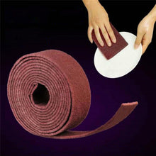 Load image into Gallery viewer, Nylon Emery Scouring Pad Stainless Steel Rust Polishing Kitchen Dish Cleaning Rag, 7 cm x 5.7 m, 9 cm x 1 m, 9 cm x 5.7 m, 9 cm x 20 m
