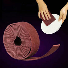 Load image into Gallery viewer, Nylon Emery Scouring Pad Stainless Steel Rust Polishing Kitchen Dish Cleaning Rag, 7 cm x 5.7 m, 9 cm x 1 m, 9 cm x 5.7 m, 9 cm x 20 m