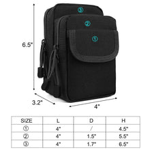 Load image into Gallery viewer, Small Pocket Gadget Belt Waist Bag Phone Bag Holster