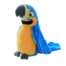 Load image into Gallery viewer, Plush Toy Parrots Recording Talking Parrots Will Twist the Fan Wings Children Toys