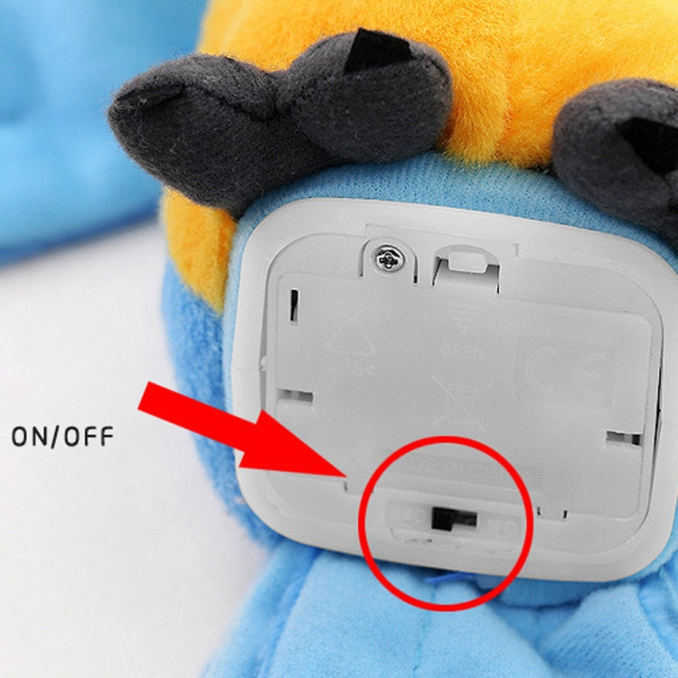 Plush Toy Parrots Recording Talking Parrots Will Twist the Fan Wings Children Toys