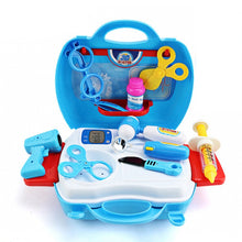 Load image into Gallery viewer, Children Simulation Kitchen Tableware Tool Set Cosmetics Pretend Play House Suitcase Toy