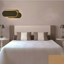 Load image into Gallery viewer, Creative Simple Bedroom Bedside Living Room Restaurant Hotel Study Hall Corridor Aisle Light LED Tower Stack Wall Lamp, Black circle 18W, White circle 18W, Black square 18W, White square 18W