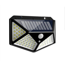 Load image into Gallery viewer, 100 LEDs Outdoor Patio Solar Induction Wall Light Adjustable Balcony Garden Lighting Small Street Light, 1 PCS 100 LEDs, 2 PCS 100 LEDs