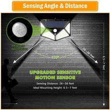 Load image into Gallery viewer, 100 LEDs Outdoor Patio Solar Induction Wall Light Adjustable Balcony Garden Lighting Small Street Light, 1 PCS 100 LEDs, 2 PCS 100 LEDs