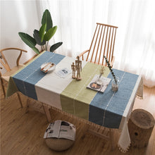 Load image into Gallery viewer, Rectangle Cotton Linen Tassels Dining Tablecloth Wedding Party Kitchen Home Decoration Table Cover, 100x140cm, 140x140cm, 140x160cm, 140x180cm, 140x200cm, 140x220cm, 140x250cm, 140x260cm, 140x300cm