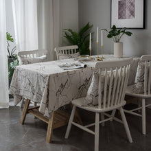 Load image into Gallery viewer, Marble Pattern Minimalist Tablecloth Cover Table Cloth Cotton Linen Dust-proof Cabinet Cloth, 60x60cm, 90x90cm, 100x140cm, 140x140cm, 140x160cm, 140x180cm, 140x200cm, 140x220cm, 140x250cm, 140x260cm, 140x300cm
