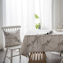 Load image into Gallery viewer, Marble Pattern Minimalist Tablecloth Cover Table Cloth Cotton Linen Dust-proof Cabinet Cloth, 60x60cm, 90x90cm, 100x140cm, 140x140cm, 140x160cm, 140x180cm, 140x200cm, 140x220cm, 140x250cm, 140x260cm, 140x300cm