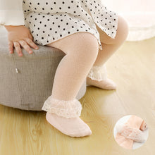 Load image into Gallery viewer, Spring And Autumn Thin Breathable Girl Mesh Pantyhose Lace Baby Tights