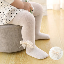 Load image into Gallery viewer, Spring And Autumn Thin Breathable Girl Mesh Pantyhose Lace Baby Tights