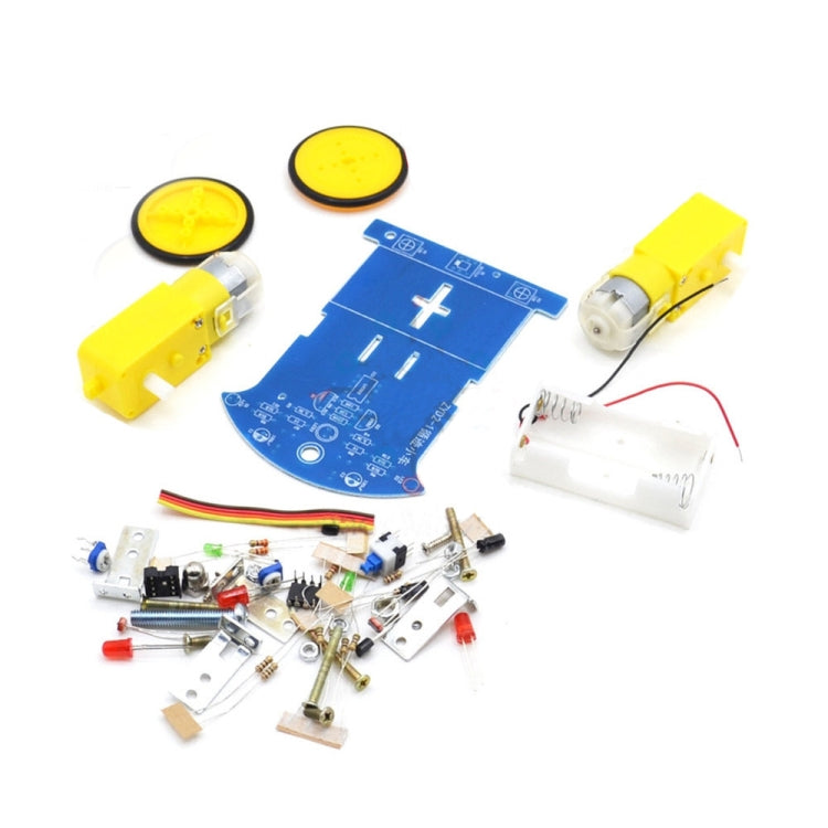 D2-1 DIY Electric Tracking Car Photosensitive Robot Parts