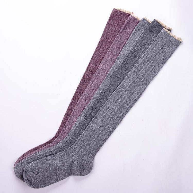Warm Lace Over The Knee Socks Stack Socks Woman