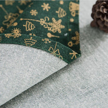 Load image into Gallery viewer, Linen Cotton Christmas Party Tablecloth Rectangle Bronzing Dinning Table Cover, 100x140cm, 140x140cm, 140x160cm, 140x180cm, 140x200cm, 140x220cm, 140x240cm, 140x260cm, 140x300cm, 90x90cm