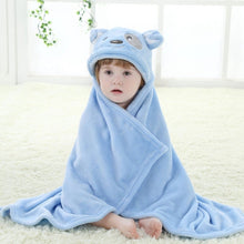 Load image into Gallery viewer, Baby Animal Shape Hooded Cape Bath Towel, 100×75cm