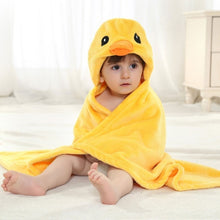 Load image into Gallery viewer, Baby Animal Shape Hooded Cape Bath Towel, 100×75cm
