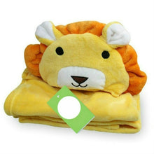 Load image into Gallery viewer, Baby Animal Shape Hooded Cape Bath Towel, 100×75cm