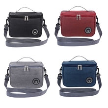 Load image into Gallery viewer, Thermal Lunch Box Bag Durable Waterproof Office Cooler Lunchbox with Strap, S, M, L