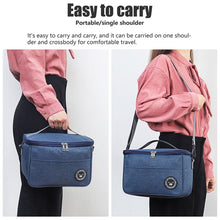 Load image into Gallery viewer, Thermal Lunch Box Bag Durable Waterproof Office Cooler Lunchbox with Strap, S, M, L