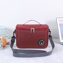 Load image into Gallery viewer, Thermal Lunch Box Bag Durable Waterproof Office Cooler Lunchbox with Strap, S, M, L