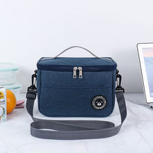 Load image into Gallery viewer, Thermal Lunch Box Bag Durable Waterproof Office Cooler Lunchbox with Strap, S, M, L