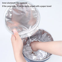 Load image into Gallery viewer, Round Lunch Bag Insulated Lunch Box Foldable &amp; Portable Lunch Tote, L, M