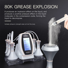 Load image into Gallery viewer, 6 In 1  80K Ultrasonic Cavitation Vacuum Radio Frequency Lipo Laser Slimming Machine, US Plug, EU Plug, UK Plug, AU plug