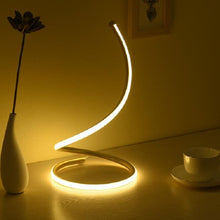 Load image into Gallery viewer, LED Spiral Table Lamp Home Living Room Bedroom Decoration Lighting Bedside Light, EU Plug, US Plug, UK Plug, AU Plug, Without Plug