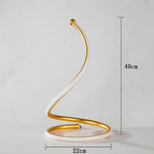 Load image into Gallery viewer, LED Spiral Table Lamp Home Living Room Bedroom Decoration Lighting Bedside Light, EU Plug, US Plug, UK Plug, AU Plug, Without Plug