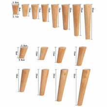 Load image into Gallery viewer, Solid Wood Sofa Foot Table Leg Cabinet Foot Furniture Chair Heightening Pad, 8 cm Vertical, 10 cm Vertical, 12 cm Vertical, 15 cm Vertical, 18 cm Vertical, 20 cm Vertical, 25 cm Vertical, 30 cm Vertical, 40 cm Vertical, 50 cm Vertical, 8 cm Tilt       ...