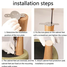 Load image into Gallery viewer, Solid Wood Sofa Foot Table Leg Cabinet Foot Furniture Chair Heightening Pad, 8 cm Vertical, 10 cm Vertical, 12 cm Vertical, 15 cm Vertical, 18 cm Vertical, 20 cm Vertical, 25 cm Vertical, 30 cm Vertical, 40 cm Vertical, 50 cm Vertical, 8 cm Tilt       ...