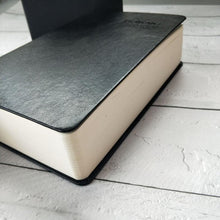 Load image into Gallery viewer, Ultra-Thick Retro Simple Lmitation Leather Thick Horizontal Blank Notebook, Specifications:Large Gold Rim Horizontal Line, Small Gold Rim Blank, Small White Rim Blank, Large White Rim Blank, Large White Rim Horizontal Line, Large Gold Rim White        ...