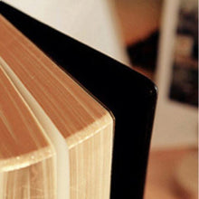 Load image into Gallery viewer, Ultra-Thick Retro Simple Lmitation Leather Thick Horizontal Blank Notebook, Specifications:Large Gold Rim Horizontal Line, Small Gold Rim Blank, Small White Rim Blank, Large White Rim Blank, Large White Rim Horizontal Line, Large Gold Rim White        ...