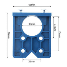 Load image into Gallery viewer, 35mm Woodworking Hinge Opening Door Panel Hinge Positioner Punching Installation Auxiliary Tool, Single, Single + Hole Opener, Single + Hole Opener+Pencil, Single + Orange Hole Opener+Pencil