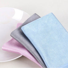 Load image into Gallery viewer, Microfiber Wipe Glass Non-Marking Cleaning Cloth, 30x30cm Blue, 40x40cm Blue, 40x60cm Blue, 30x30cm Pink, 40x40cm Pink, 40x60cm Pink, 30x30cm Grey, 40x40cm Grey, 40x60cm Grey
