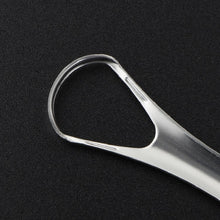 Load image into Gallery viewer, Oral Cleaning Stainless Steel Tongue Scraper, 14.6 × 2.4 cm